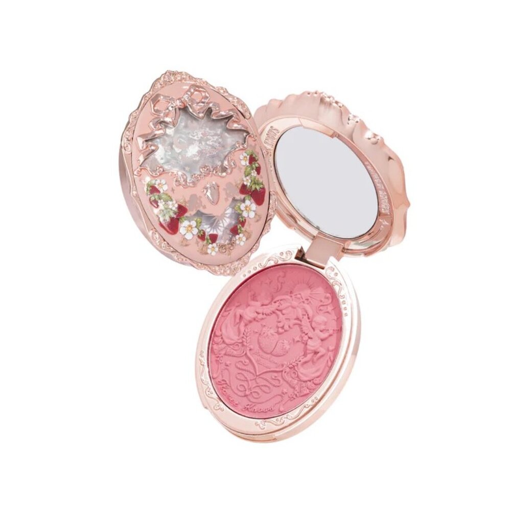 Flower Knows Strawberry Rococo Embossed Blush 05 Berry Mary NIB